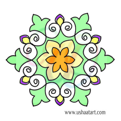 Flower Kolam 99