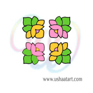 Flower Kolam 109
